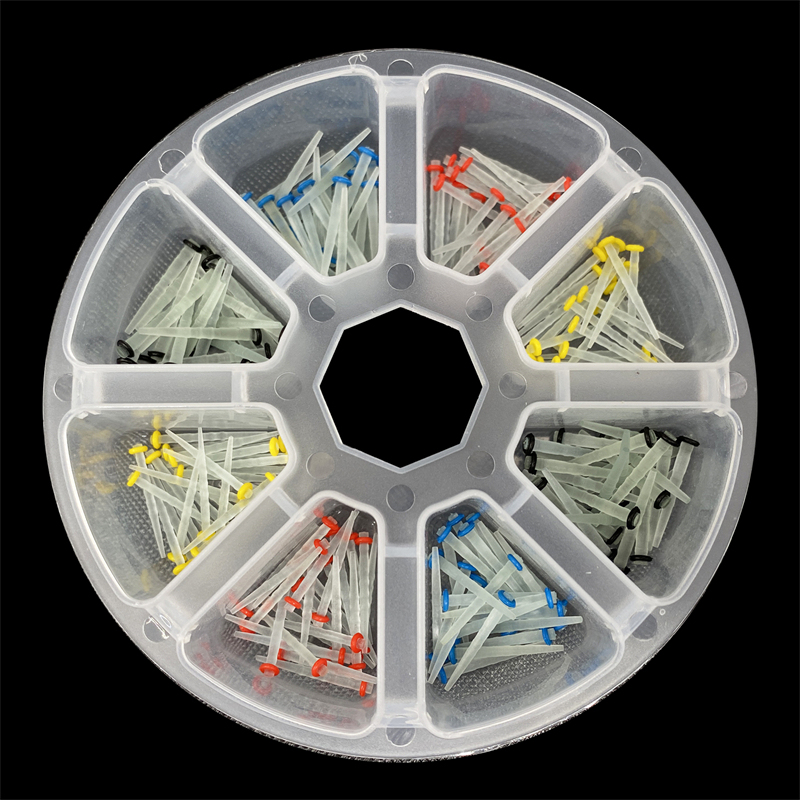 Dental Fiber Post Glass Straight /Quartz Screw Teeth Restorative 200Pcs/Box