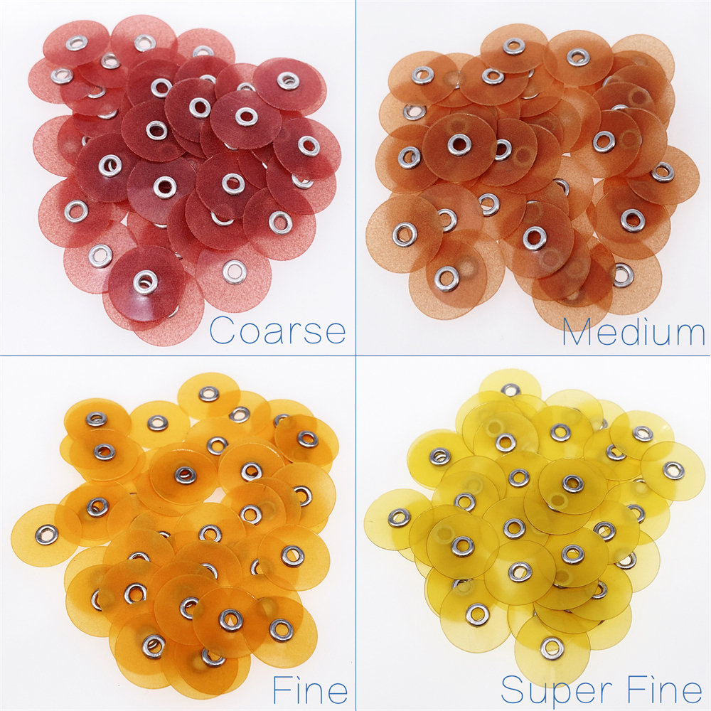 50 Pcs Dental Composite Finishing Polishing Discs 12/14/16mm