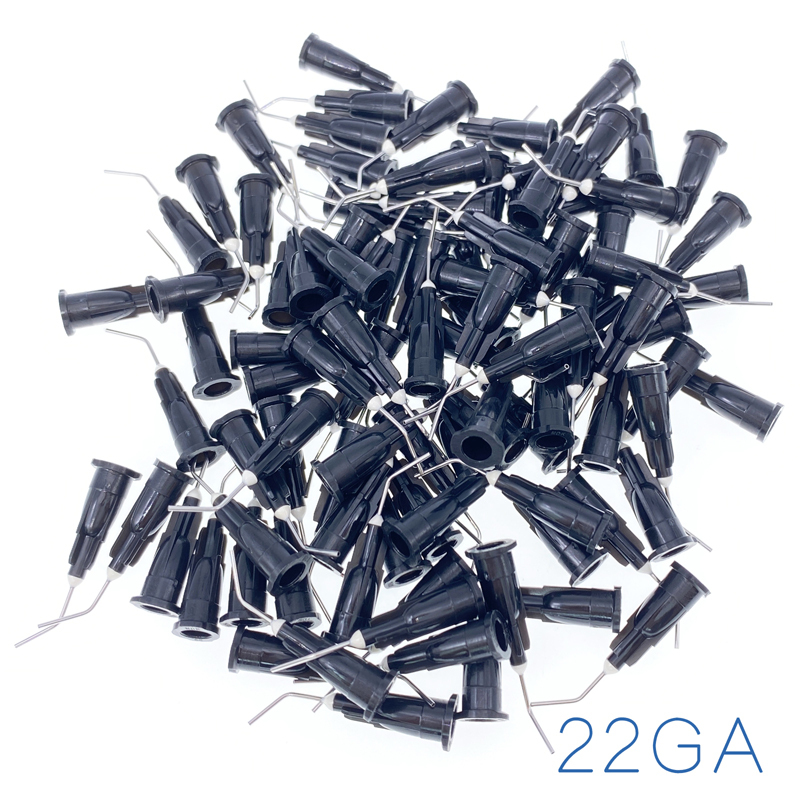 Dental Pre Bent Needle Tips All Size 100Pcs/Bag