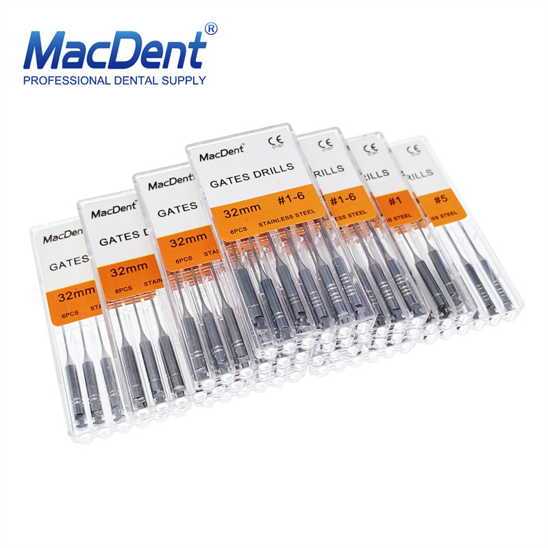 Macdent Gates Drill Dental Endodontic Root Canal Engine Files 28mm/32mm