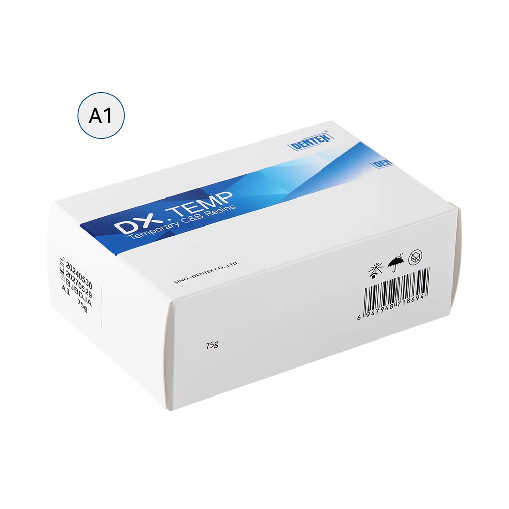 Dentex Dental Self Cure Temporary Crown and Bridge Resins A1/A2/A3 Mix Tips