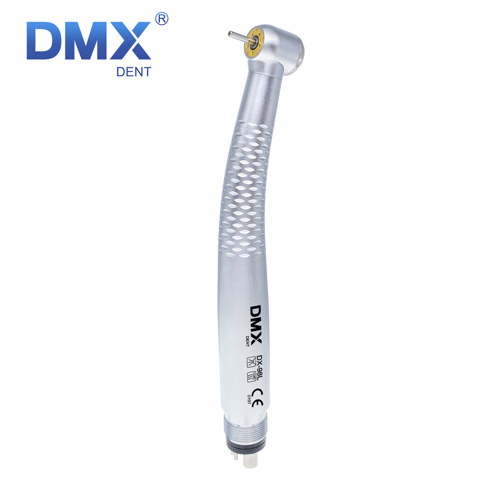 DMXDENT Dental LED E-generator High Speed Handpiece 5*Bulb Fiber Optic NSK Style