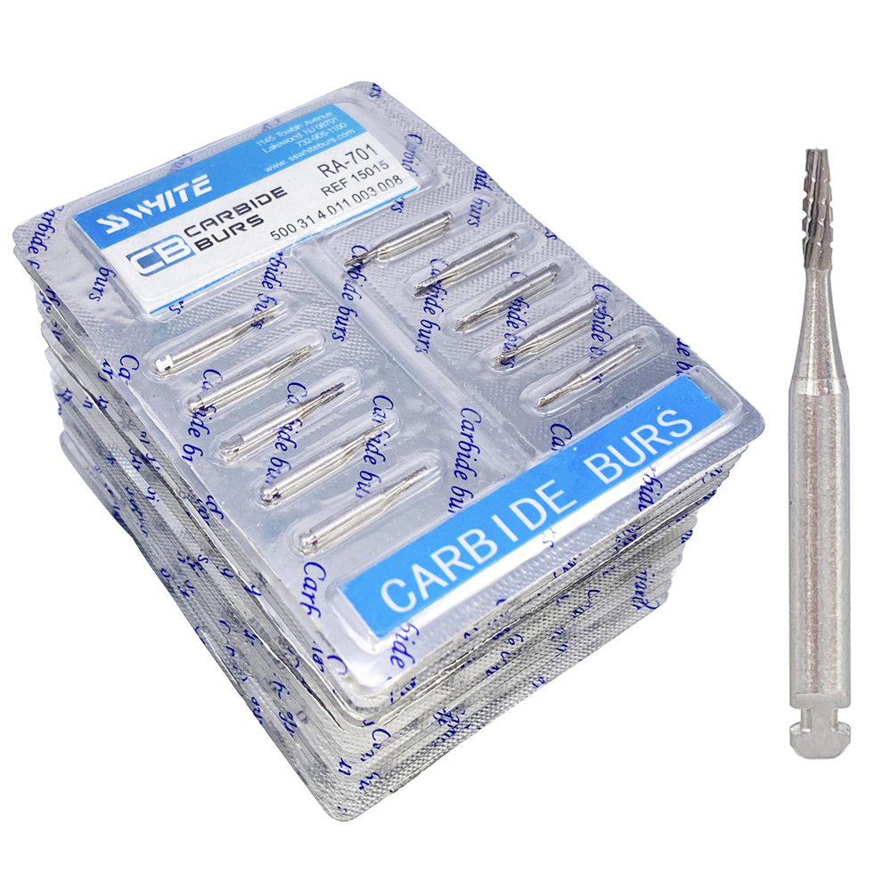 SS White Dental Carbide Burs RA 700/RA701/RA702/RA703 For Low Speed Handpiece