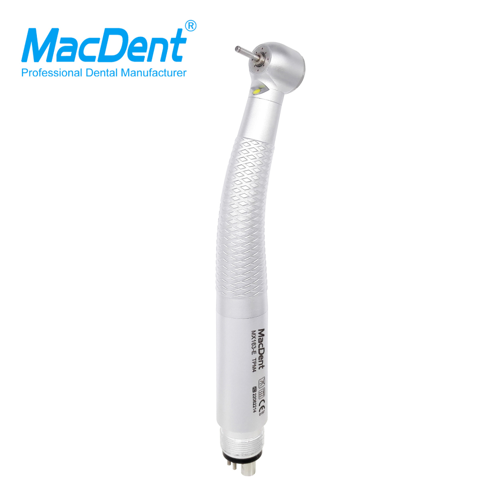 `MacDent MX163-E / MX163-F Dental E-generator LED High Speed Air Turbine Handpiece Fit COXO KAVO NSK