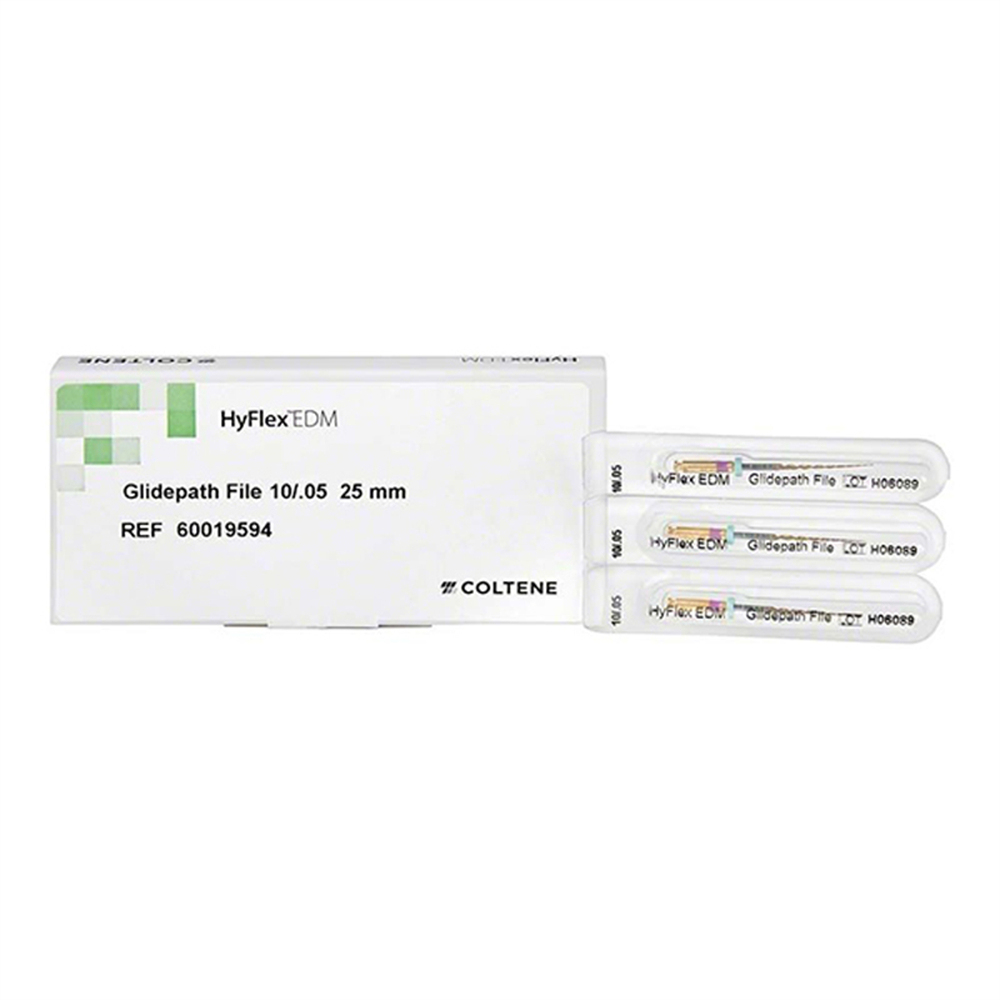 COLTENE HyFlex EDM Glidepath/Finishing/Preparation File/OneFile/Shaping Set 3Pcs/Pack