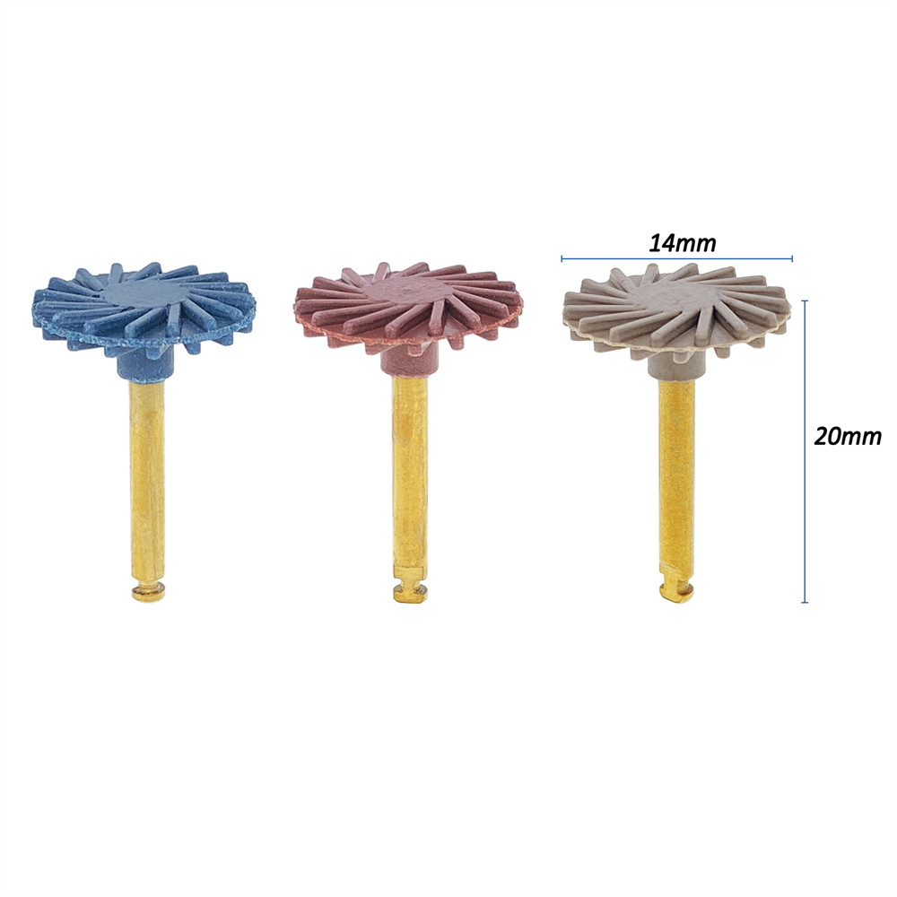 Dental Composite Resin Polishing Disc Spiral Polish Wheel RA Coarse/Medium/Fine