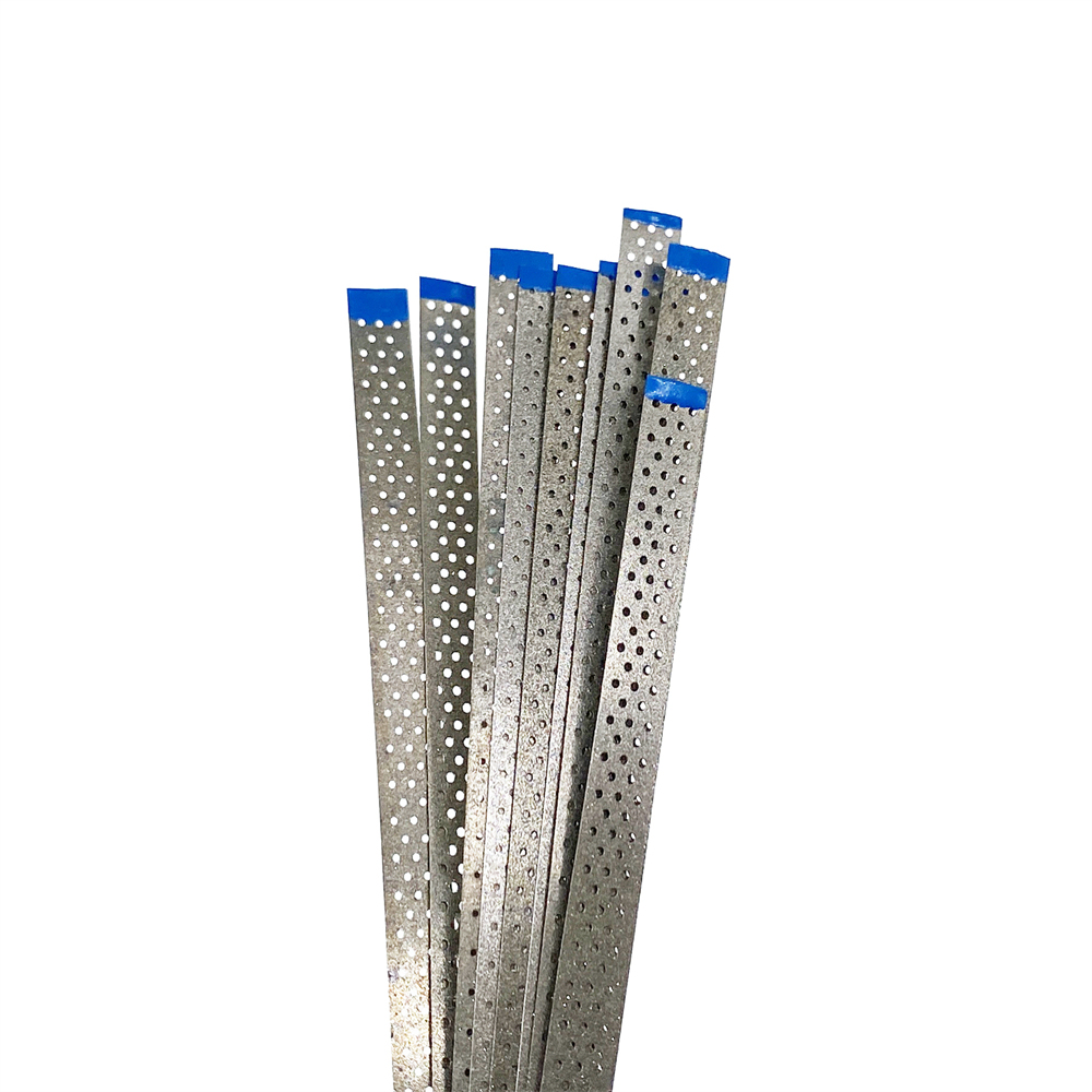Dental Saw Diamond Polishing Finishing Strips Orthodontic IPR Strip Fine Medium