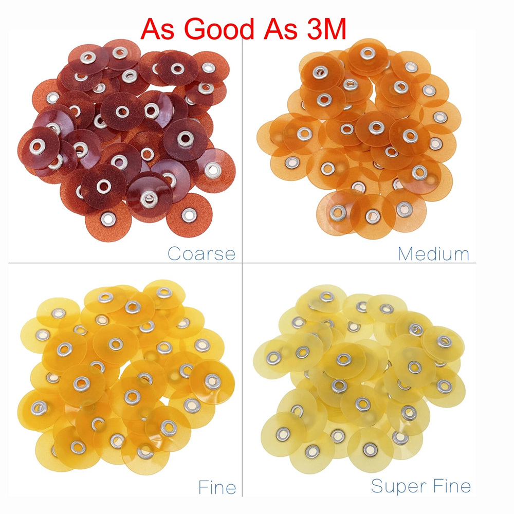 50 Pcs Dental Composite Finishing Polishing Discs 12/12.7/14/16mm