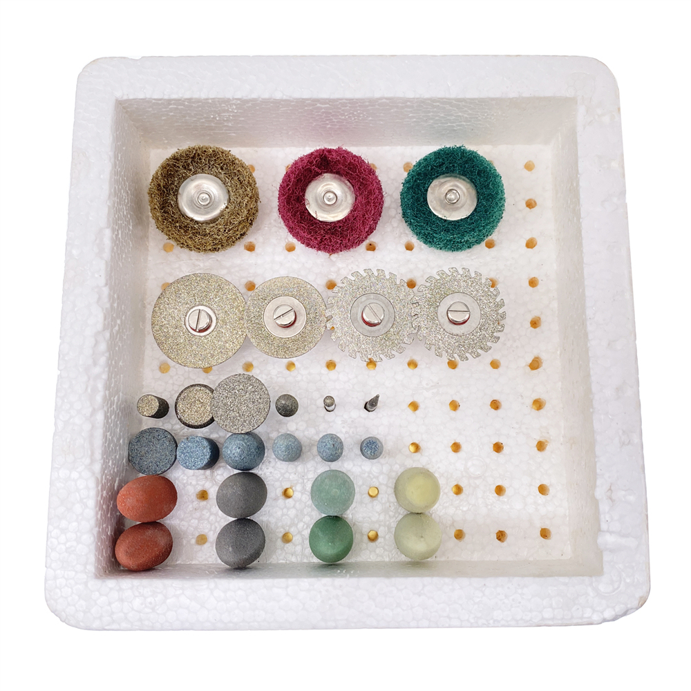 51Pcs/Box Dental Lab Polishing Kit HP Shank For Composite Ceramic 2.35mm