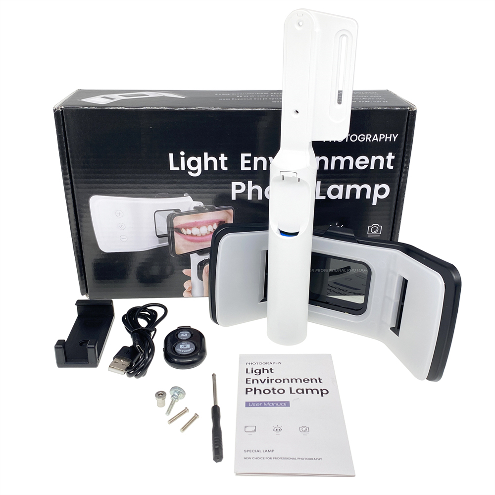 Handheld Dental Intraoral Photography Light Oral Photo Video LED Filling Light