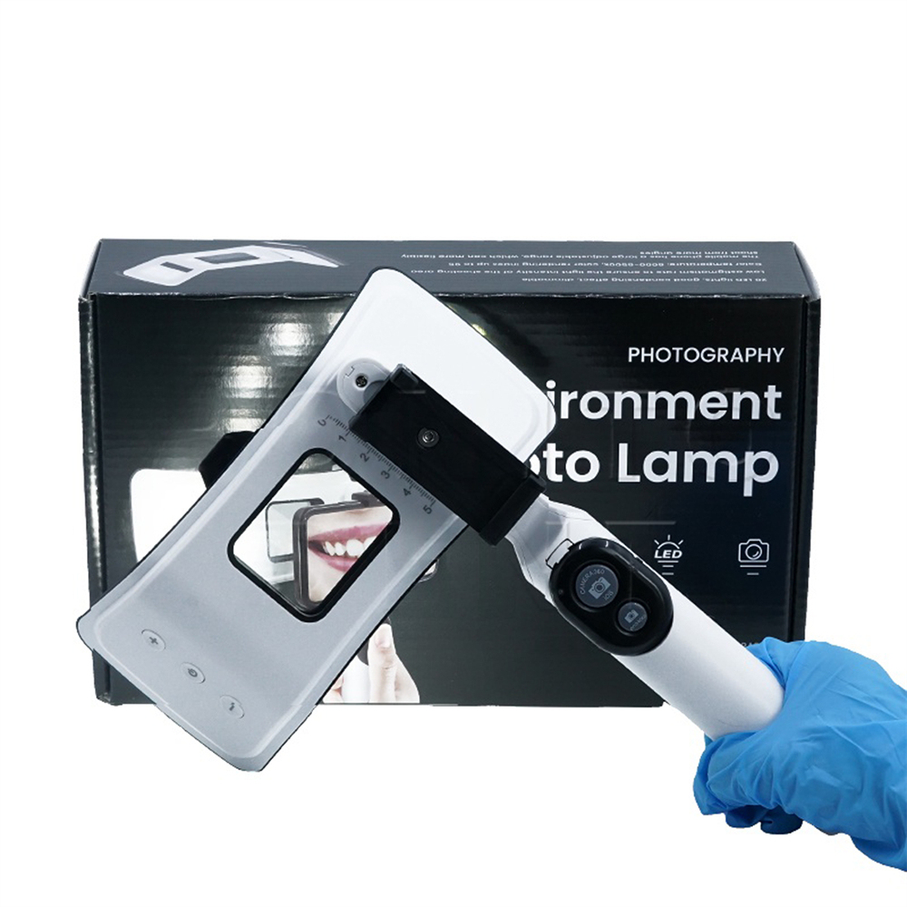 Handheld Dental Intraoral Photography Light Oral Photo Video LED Filling Light