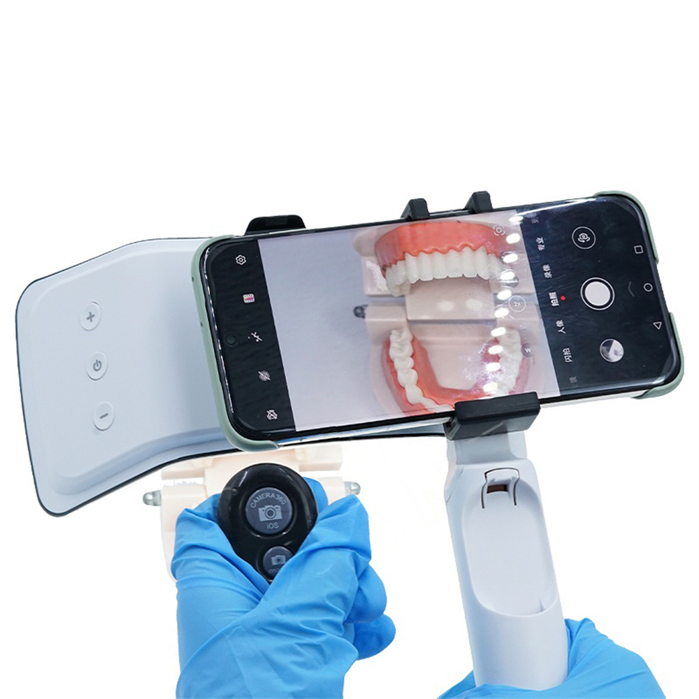 Handheld Dental Intraoral Photography Light Oral Photo Video LED Filling Light