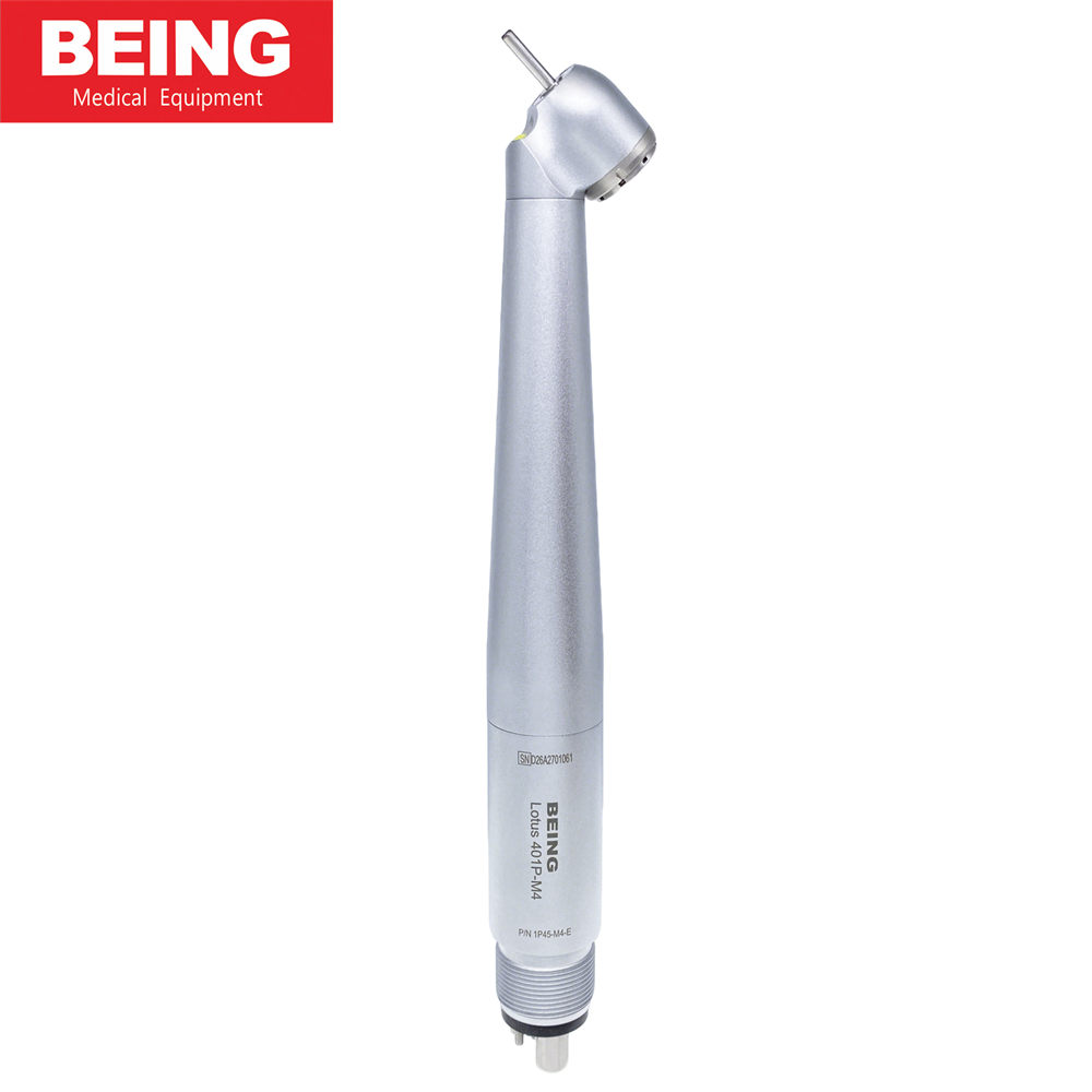 BEING Dental LED Surgical 45 Degree High Speed Handpiece 4 Hole Reverse Air fit NSK