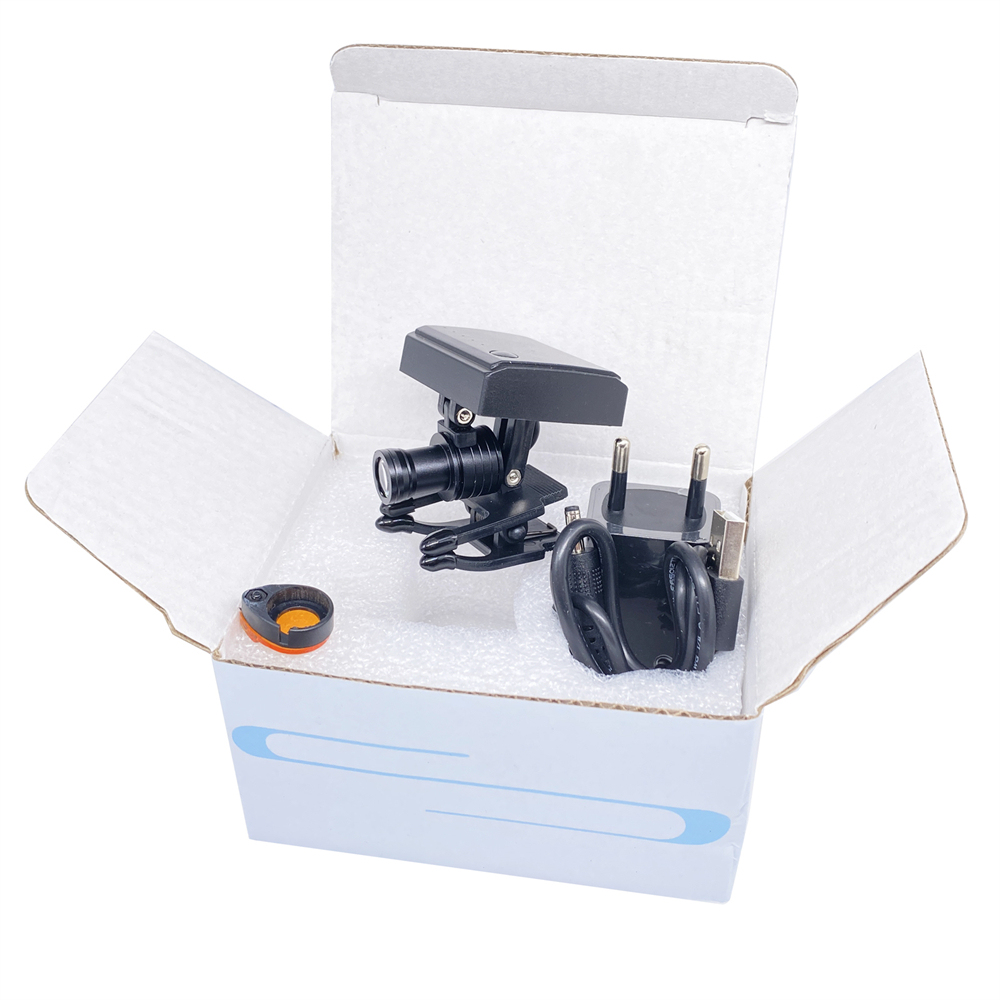 Dental Medical LED Wireless Clip-on Head Light with Optical Filter