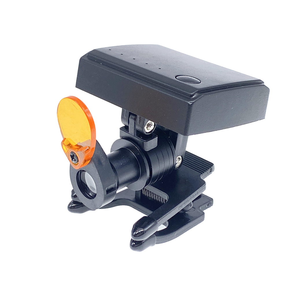 Dental Medical LED Wireless Clip-on Head Light with Optical Filter