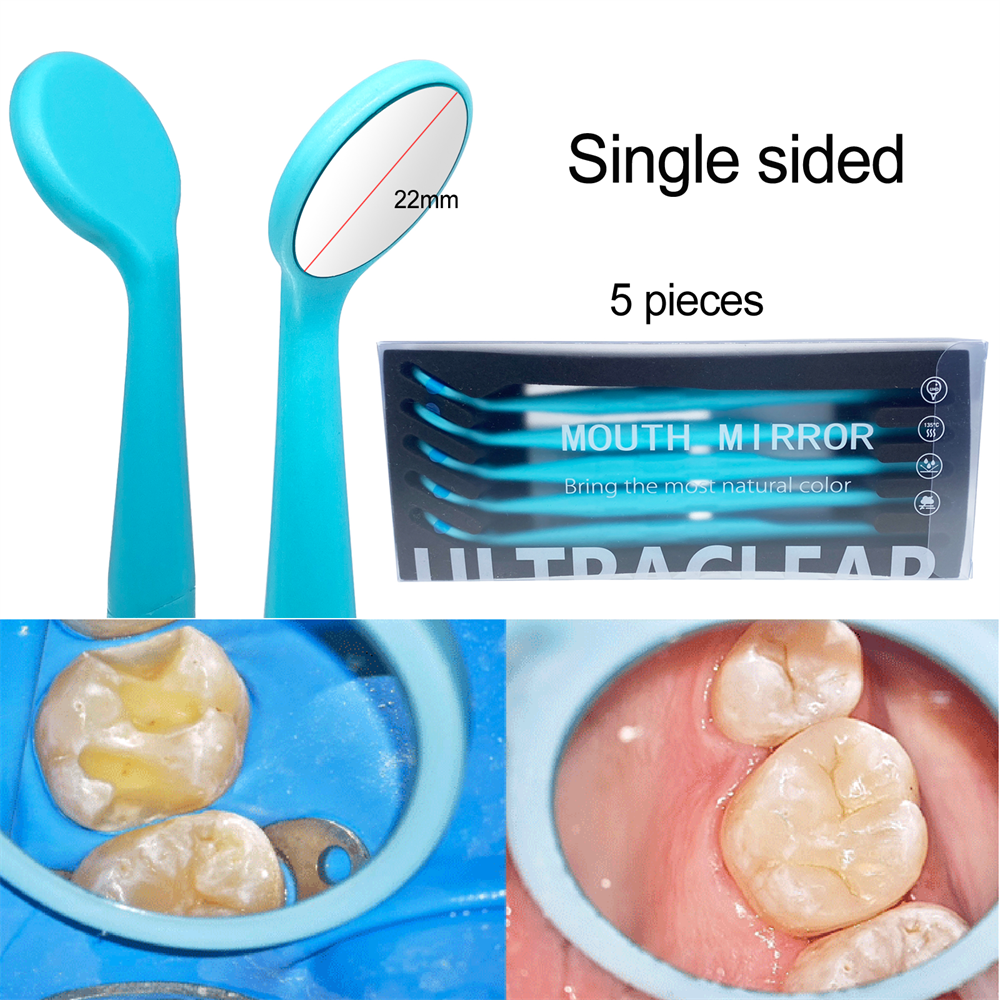 5PCS Dental Single/Double Sided Anti-fog Mouth Mirror Oral Mirrors
