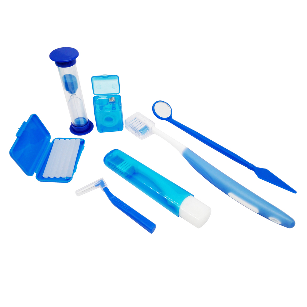 Dental Care Toothbrush Kit Orthodontic Teeth Floss Oral Cleaning Tools