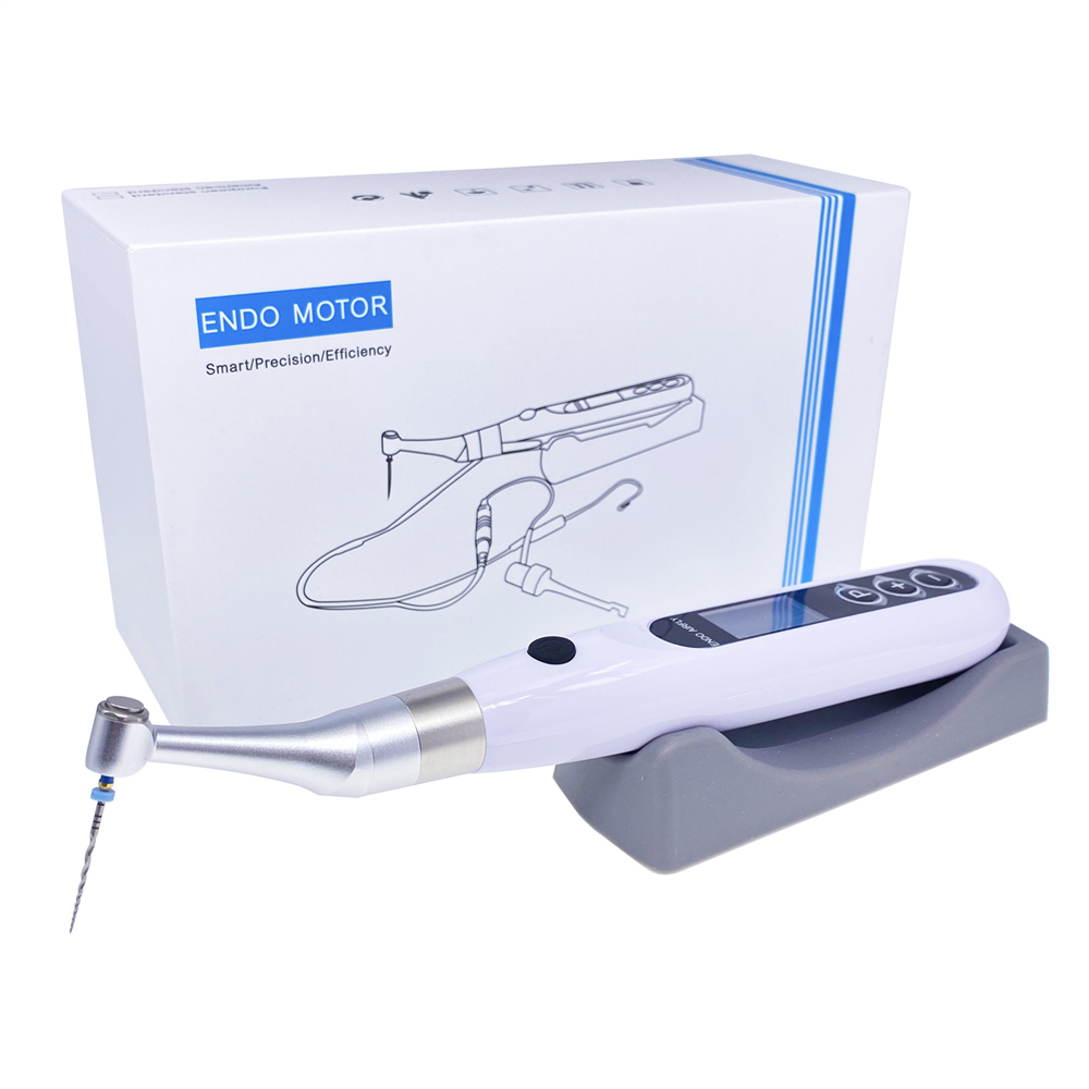 Dental Endodontic Motor with Apex Locator 2 in 1 Endo Motor 16:1 Contra Angel