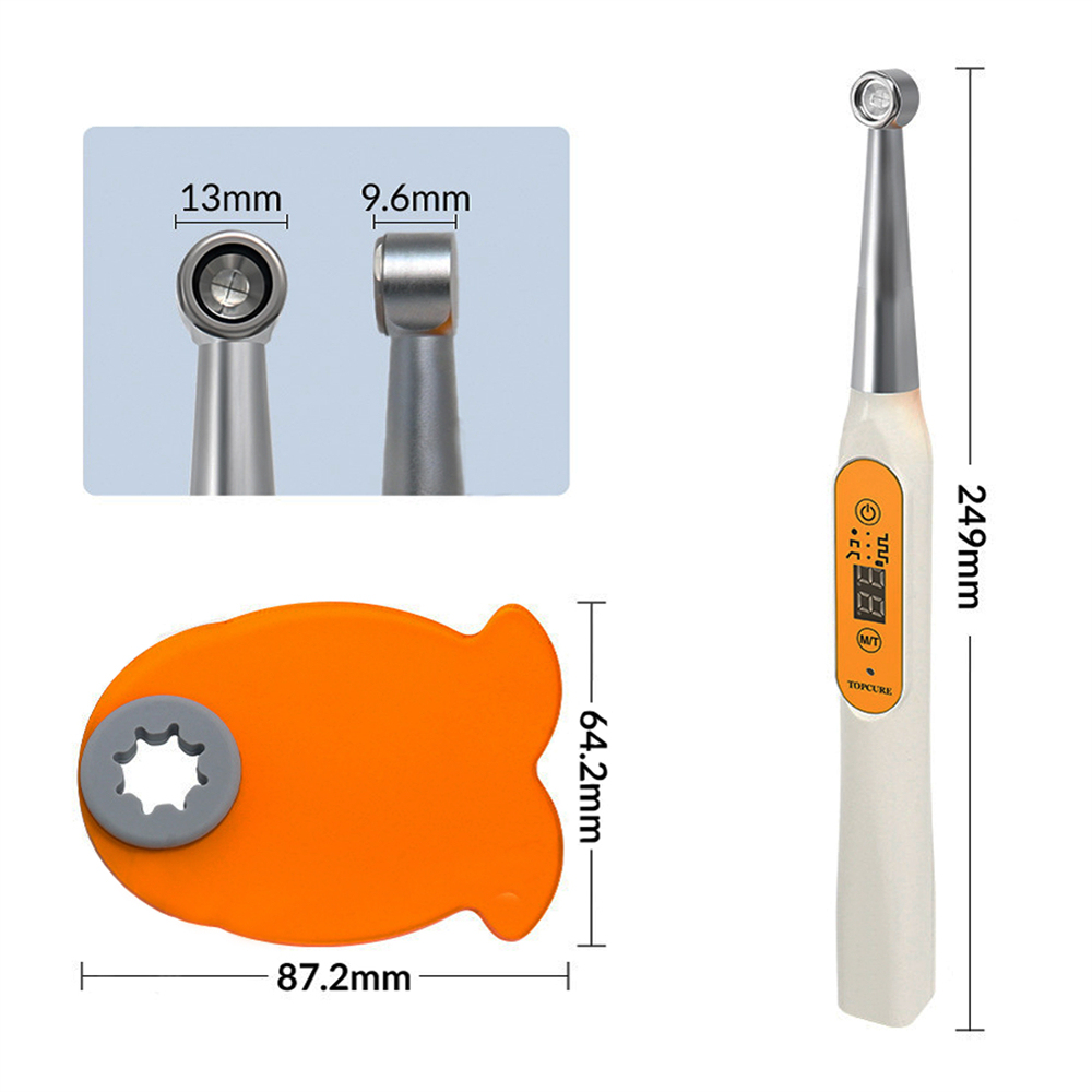 Dental 1 Second Curing Light LED Curing Lamp 360° Swivel Head 2500mw/cm²