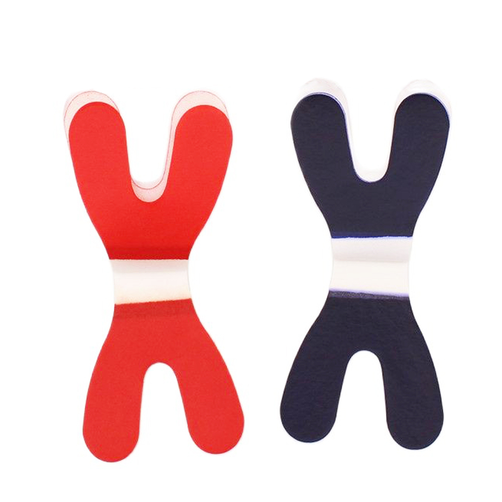 Dental Full Mouth Articulating Paper Horseshoe hydrophilic Double Sided Blue/Red