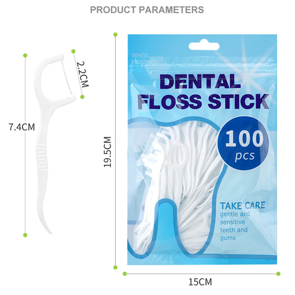 Dental Floss Sticks Interdental Tooth Harps Teeth Picks Oral Plaque Care