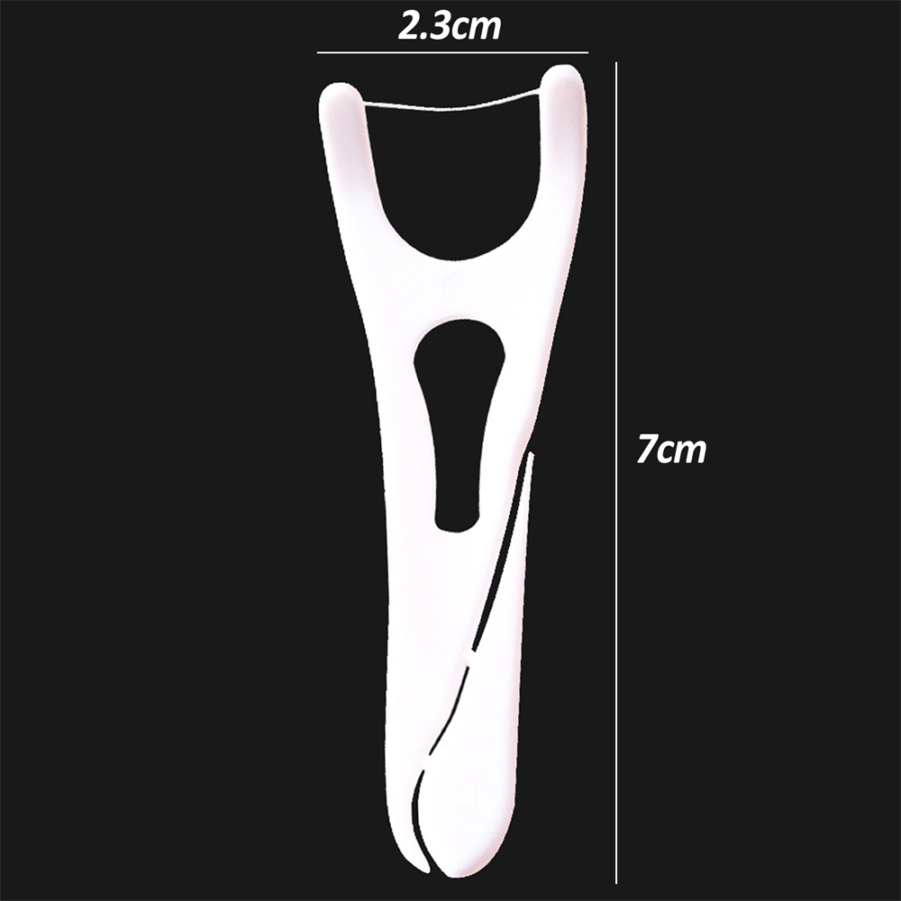 Dental Floss Sticks Interdental Tooth Harps Teeth Picks Oral Plaque Care
