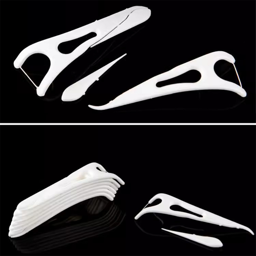 Dental Floss Sticks Interdental Tooth Harps Teeth Picks Oral Plaque Care