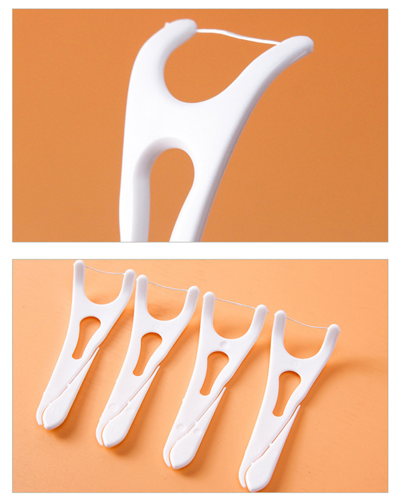 Dental Floss Sticks Interdental Tooth Harps Teeth Picks Oral Plaque Care