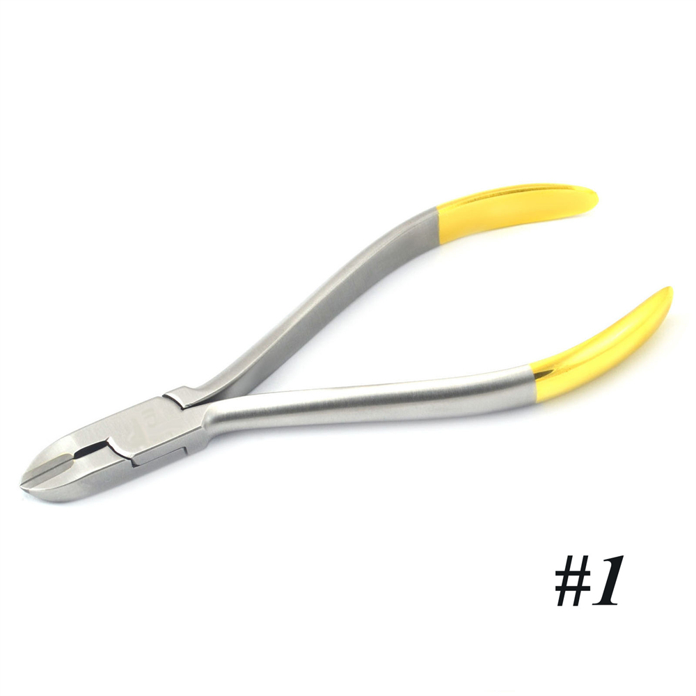 Dental TC Hard Wire Cutter Orthodontic Instrument Sst Gold-Plated Plier