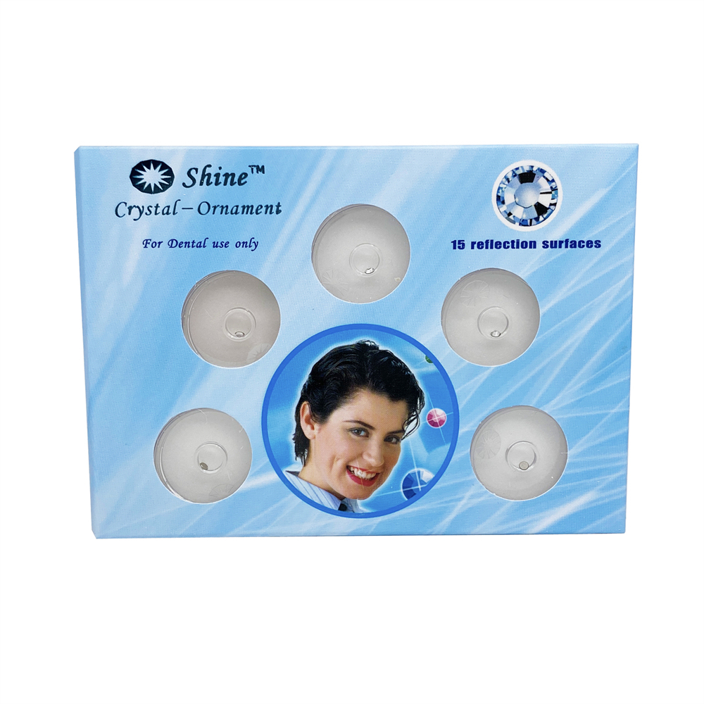 Dental Oral Teeth Diamond Tooth Gems Crystal Ornaments Jewelry 2.0mm 5Pcs/Pack