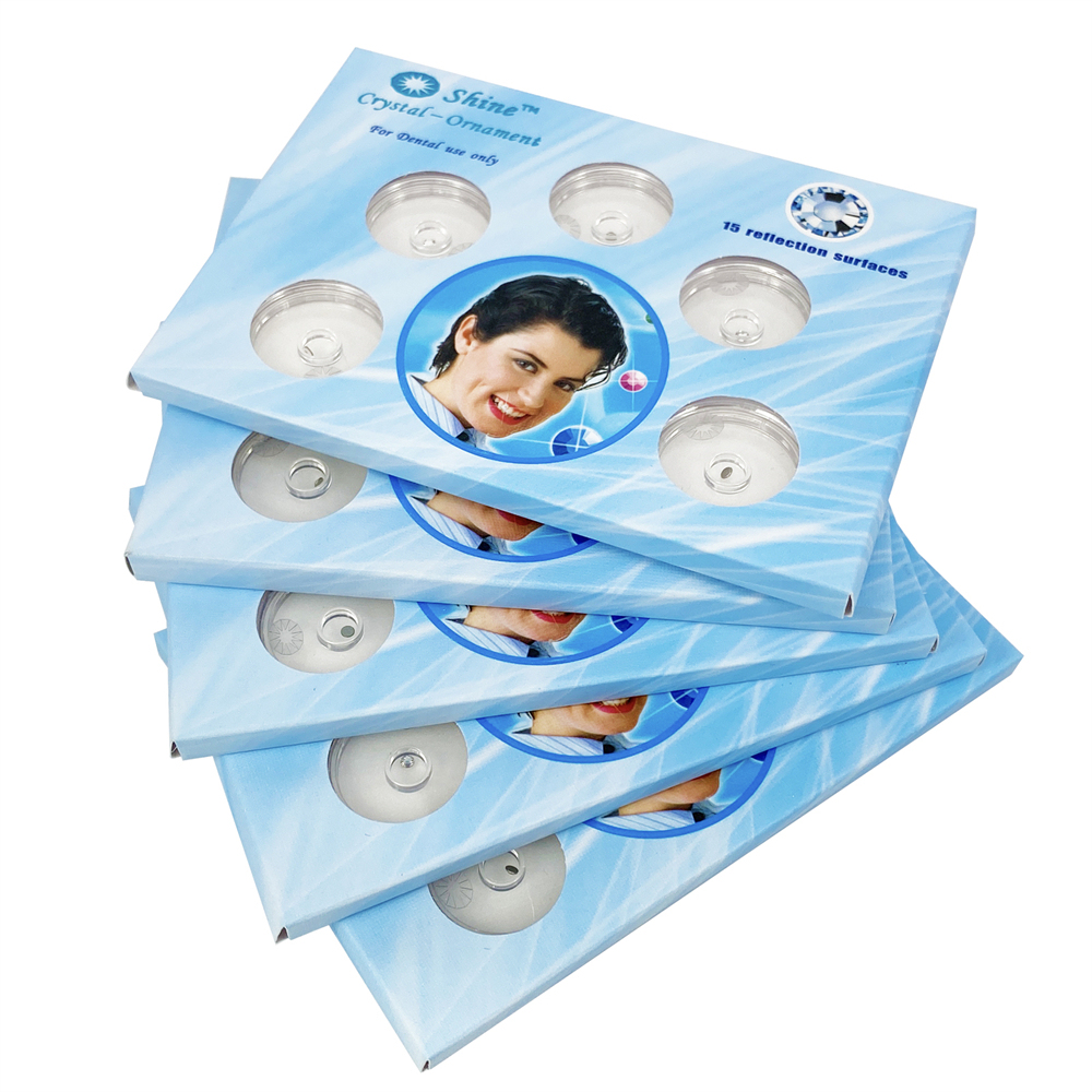 Dental Oral Teeth Diamond Tooth Gems Crystal Ornaments Jewelry 2.0mm 5Pcs/Pack