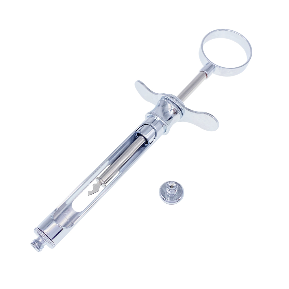 Dental Stainless Steel Anesthesia Aspirating Syringes 1.8CC Instruments