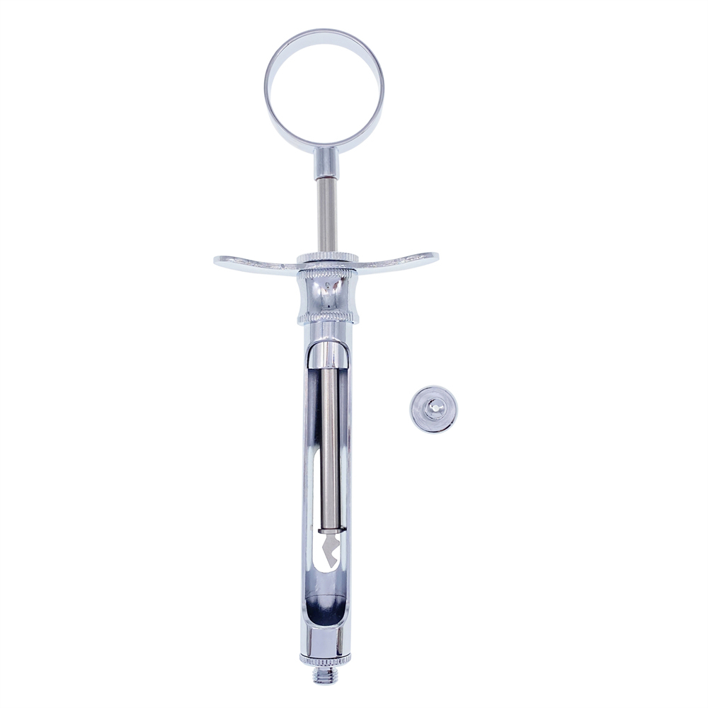 Dental Stainless Steel Anesthesia Aspirating Syringes 1.8CC Instruments