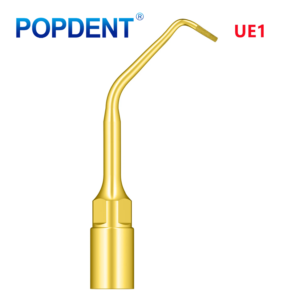 POPDENT Dental Piezo Scaler Ultrasonic Bone Surgery U Tips Fit NSK Woodpecker US-II LED