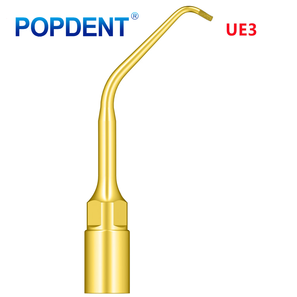 POPDENT Dental Piezo Scaler Ultrasonic Bone Surgery U Tips Fit NSK Woodpecker US-II LED