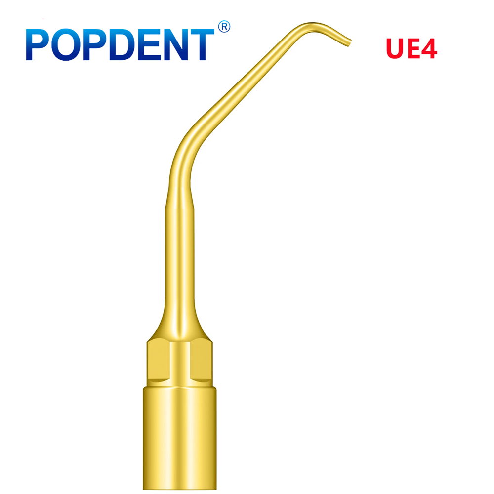 POPDENT Dental Piezo Scaler Ultrasonic Bone Surgery U Tips Fit NSK Woodpecker US-II LED