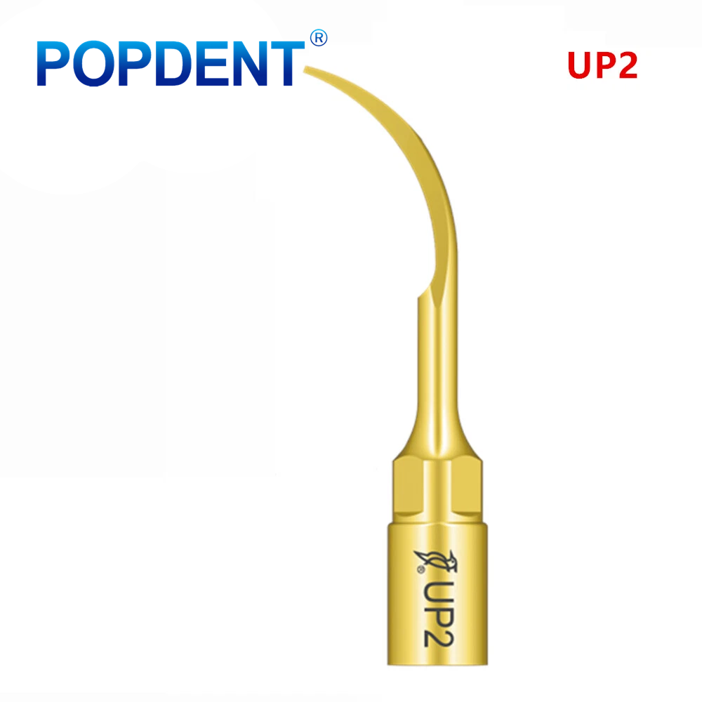 POPDENT Dental Piezo Scaler Ultrasonic Bone Surgery U Tips Fit NSK Woodpecker US-II LED