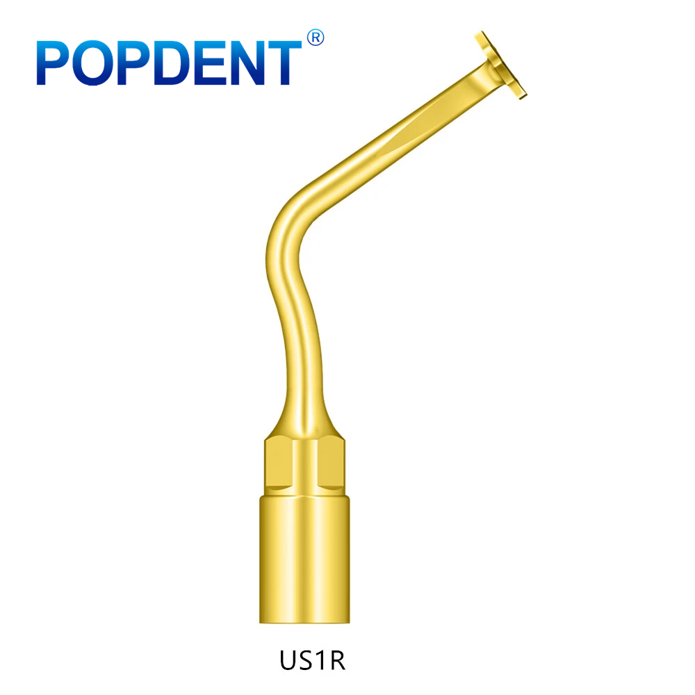 POPDENT Dental Piezo Scaler Ultrasonic Bone Surgery U Tips Fit NSK Woodpecker US-II LED