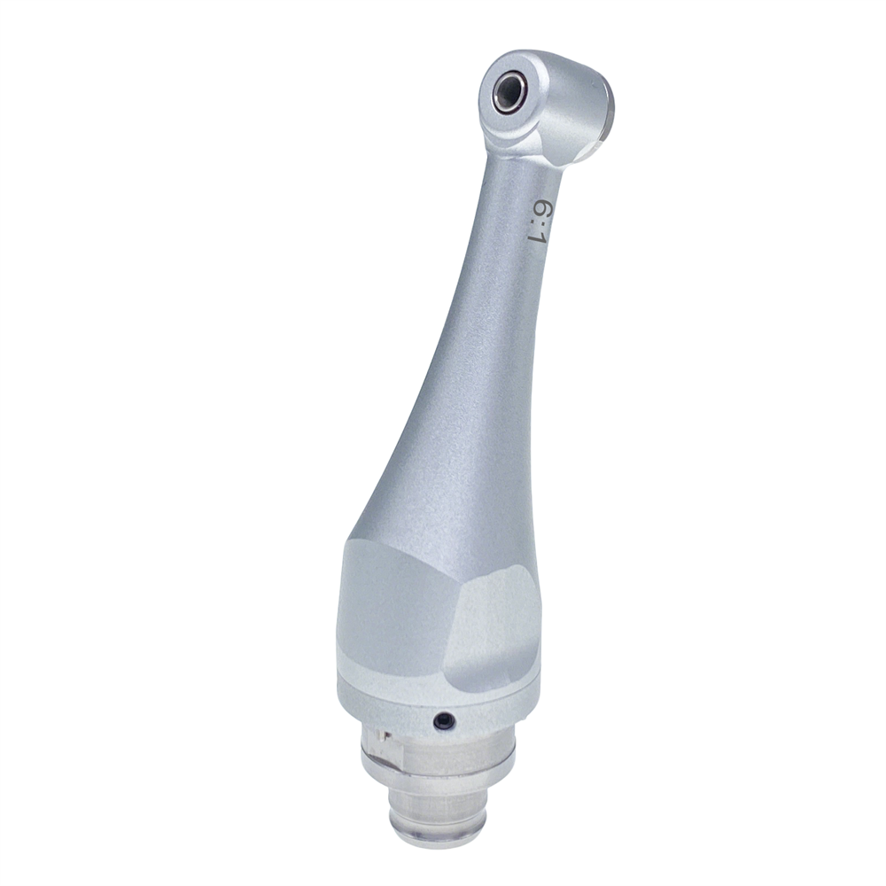 Dental 6:1 Reduction Contra Angle Handpiece Head Push Button For fit WOODPECKER