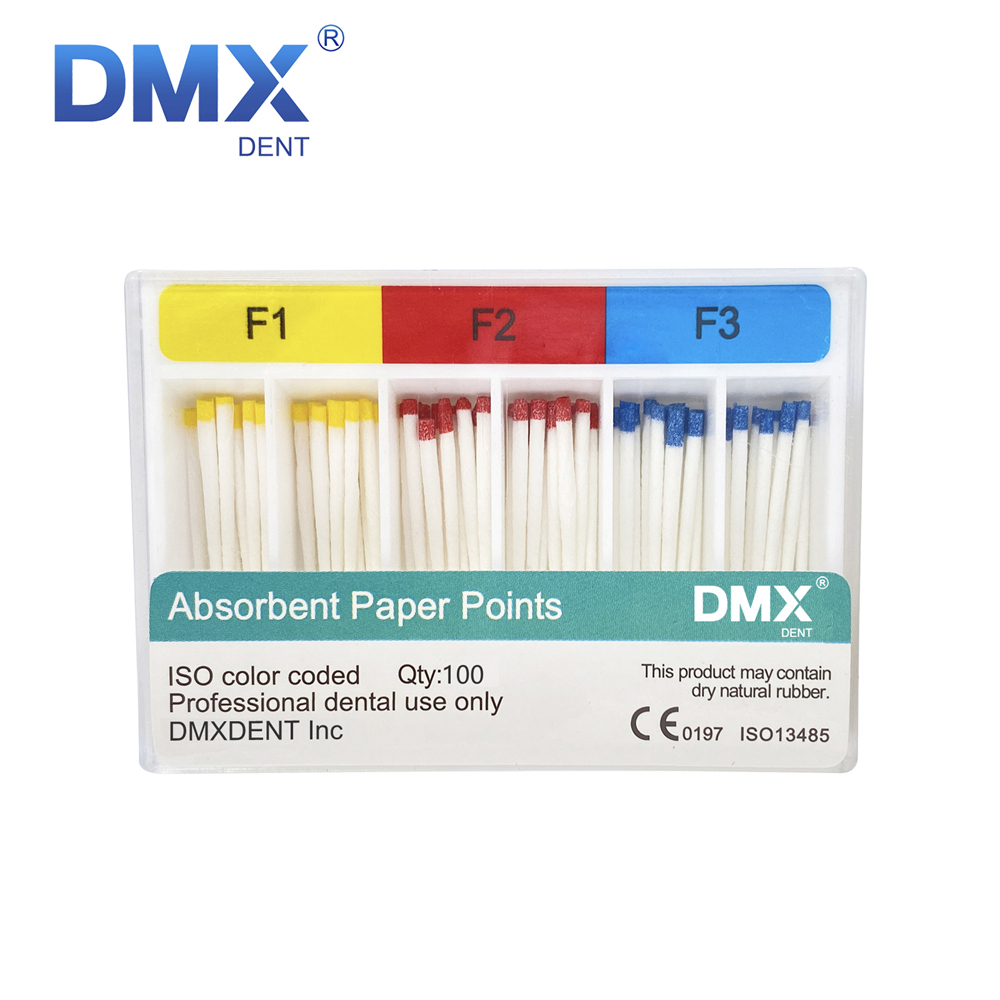 DMXDENT Endodontic Absorbent Paper Points Taper 0.06 F1-F3