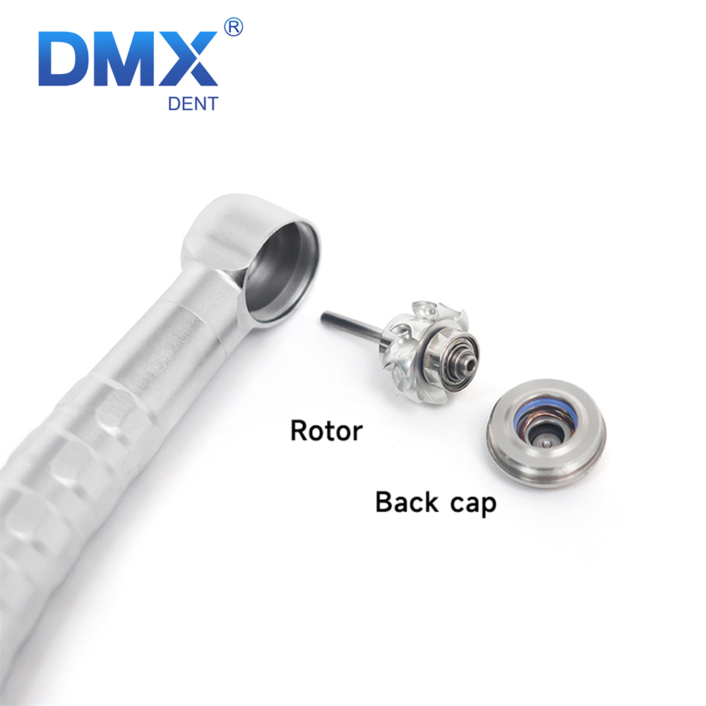 DMXDENT A16S-E Dental LED E-generator High Speed  Air Turbine Handpiece Free Retraction 4 Water Spray 2/4 Holes