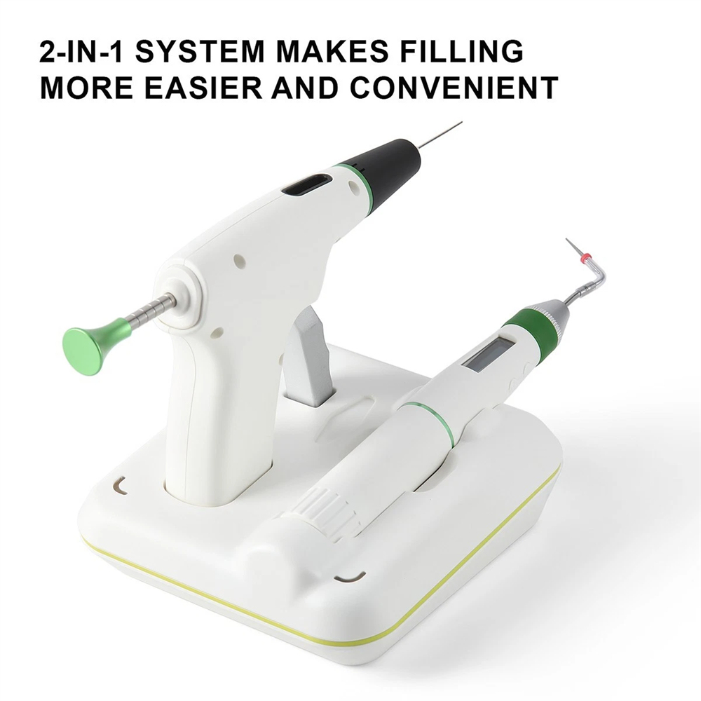 Dental Cordless Endo Gutta Percha Obturation System Heated Gun Pen Tips Kit