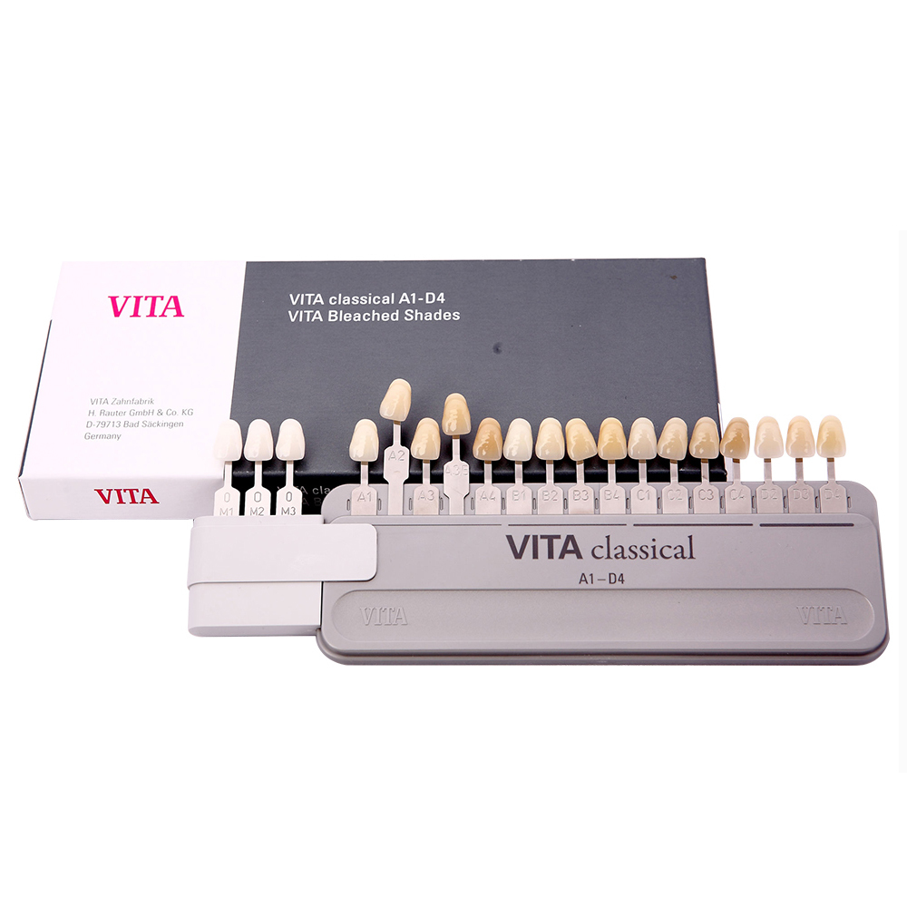 VITA classical A1-D4 Dental shade guide with VITA Bleached Shades 19 Colors Pan