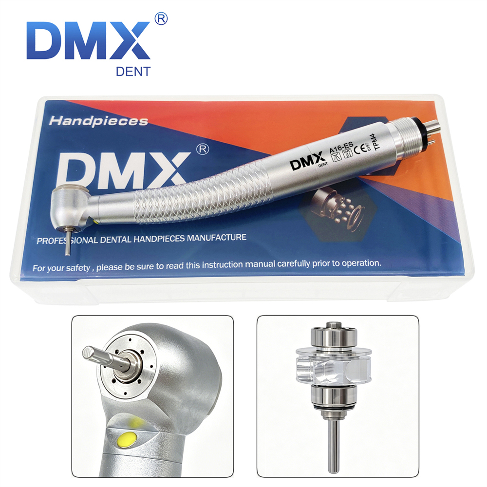 DMXDENT A16-ES TPB2 / TPM4 Dental LED E-generator High Speed Air Turbine Handpiece Fit COXO