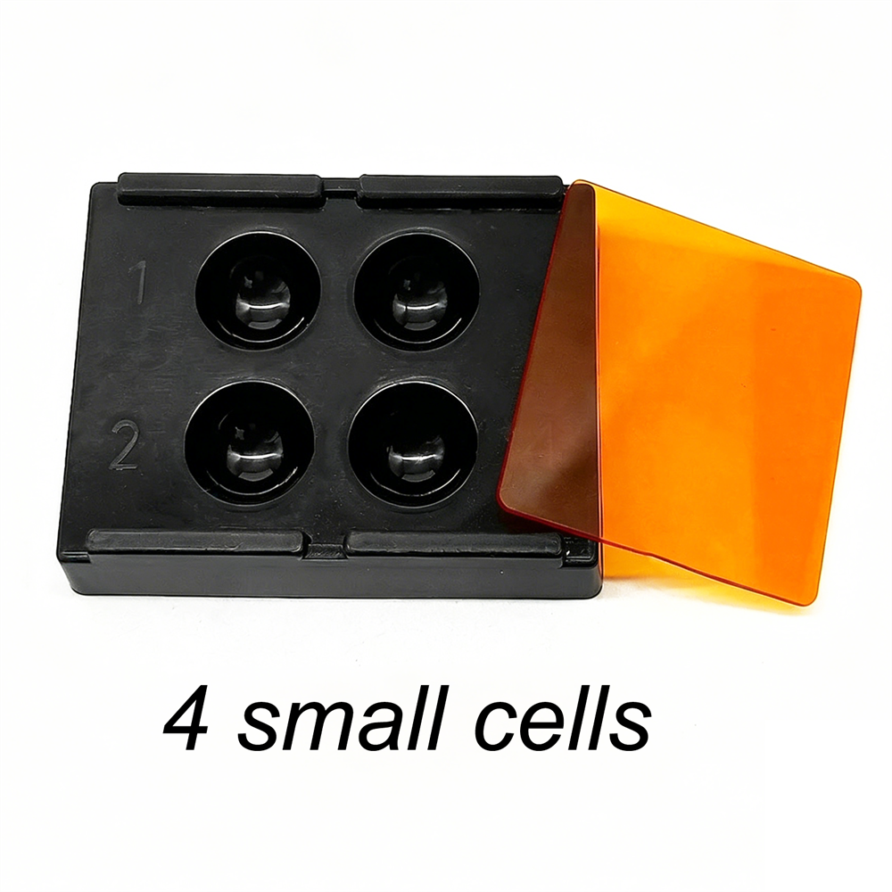 4 Holes Dental Shading Light Storage Box Composite Resin Mixing Light-Proof Case