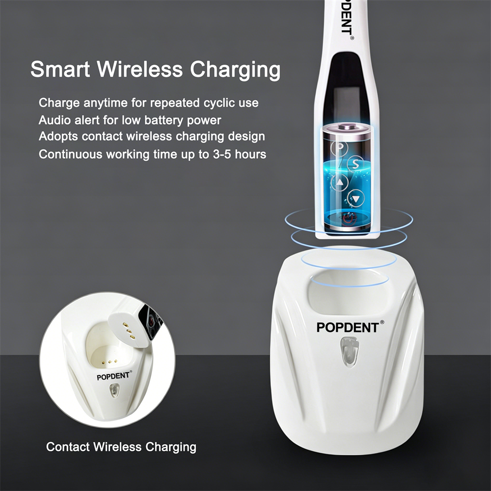 POPDENT Dental LED Cordless Endo Motor Root Canal Endodontic​s Treatment 16:1 handpiece