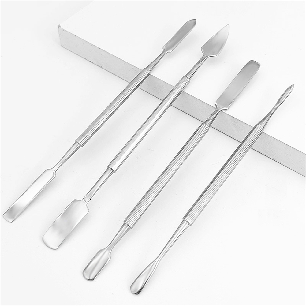 Metal Spatula 4 Piece Set Tools Dental Carver Wax Surgical Instruments
