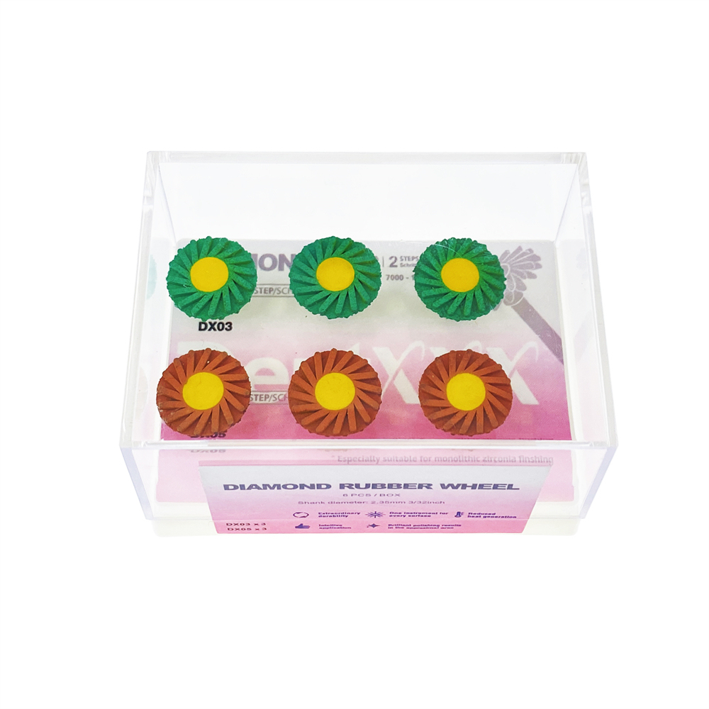Dental Composite Polishing Wheel Kit 2-Step Polishing Diamond System RA Disc