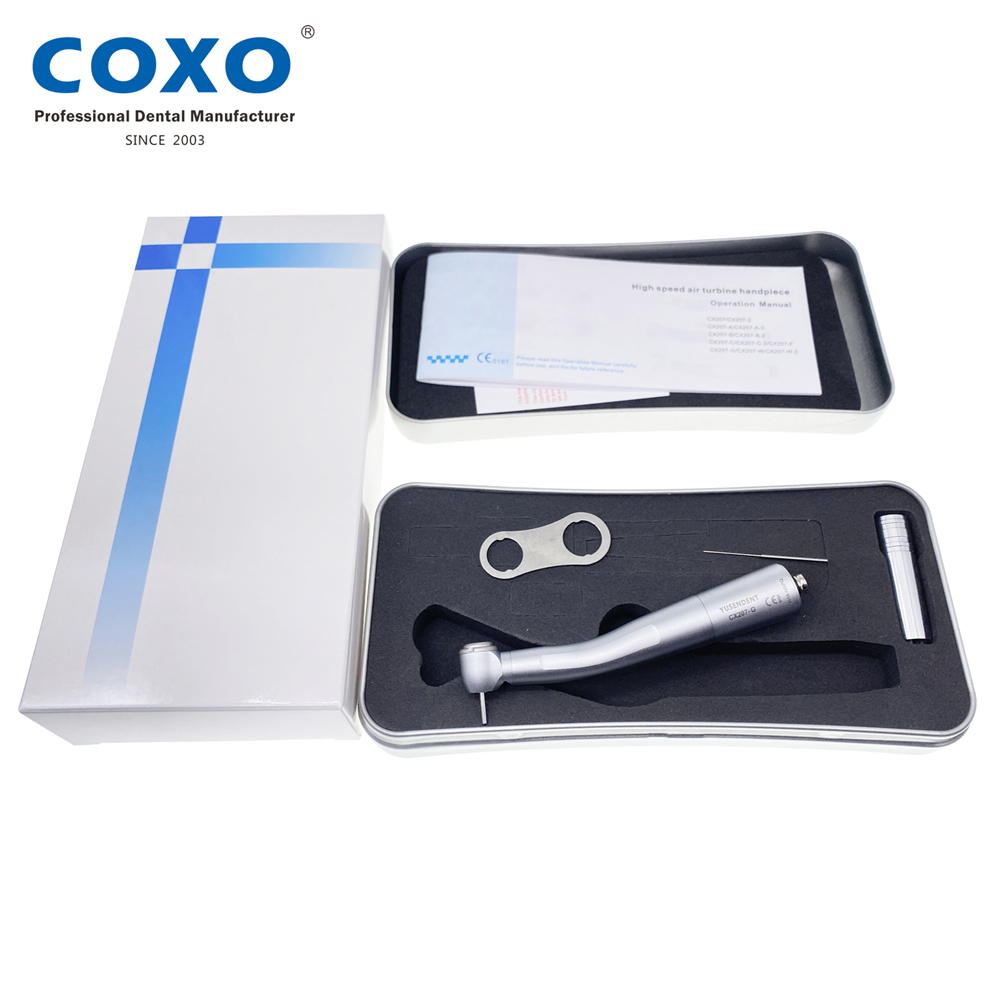 COXO YUSENDENT CX207-G Dental Fiber Optic High Speed Handpiece  fit KaVo Multiflex NSK Phatelus LED Coupler