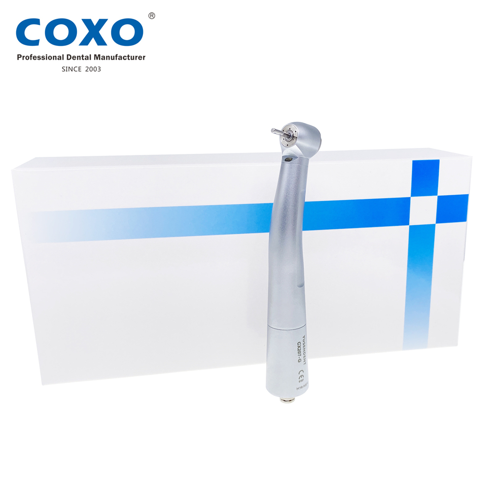 COXO YUSENDENT CX207-G Dental Fiber Optic High Speed Handpiece  fit KaVo Multiflex NSK Phatelus LED Coupler